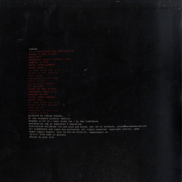 Tobias. - I Can't Fight The Feeling | Wagon Repair (wag040) - 2 Tobias. - I Can't Fight The Feeling | Wagon Repair (wag040) - 2