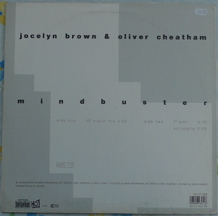 Jocelyn Brown & Oliver Cheatham - Mindbuster | Hot (120·07·568) - 2 Jocelyn Brown & Oliver Cheatham - Mindbuster | Hot (120·07·568) - 2