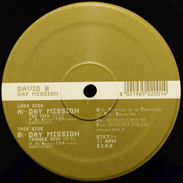 David B - Day Mission | Stik Trance (STKT014) - 4