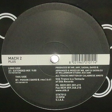 Mach 2 - Plus | Stik Trance (STKT012)