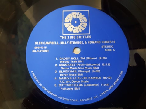 Glen Campbell , Billy Strange , Howard Roberts - The 3 Big Guitars | Springboard (SP-4015) - 3 Glen Campbell , Billy Strange , Howard Roberts - The 3 Big Guitars | Springboard (SP-4015) - 3