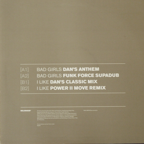 Juliet Roberts - Bad Girls / I Like | Delirious (DELI11) - 2 Juliet Roberts - Bad Girls / I Like | Delirious (DELI11) - 2