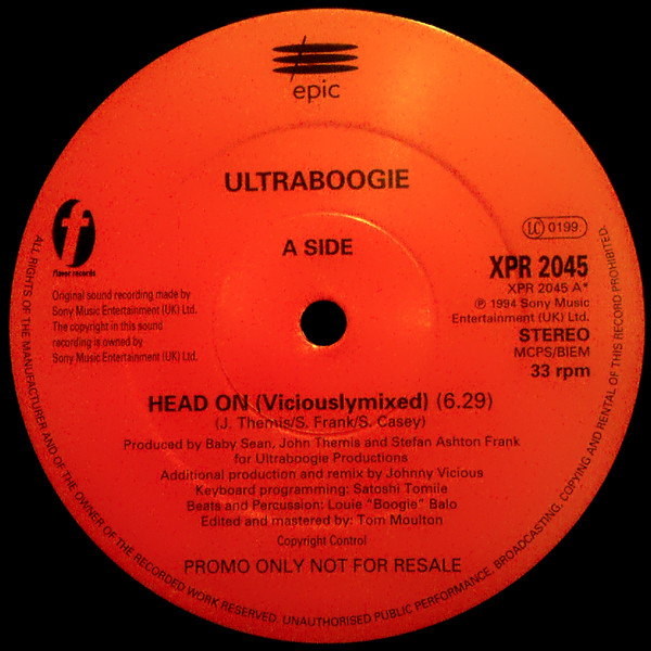 Ultra Boogie - Head On | Epic (XPR 2045)
