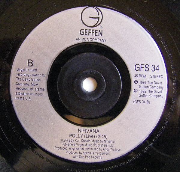 Nirvana - In Bloom | Geffen Records (GFS 34) - 4