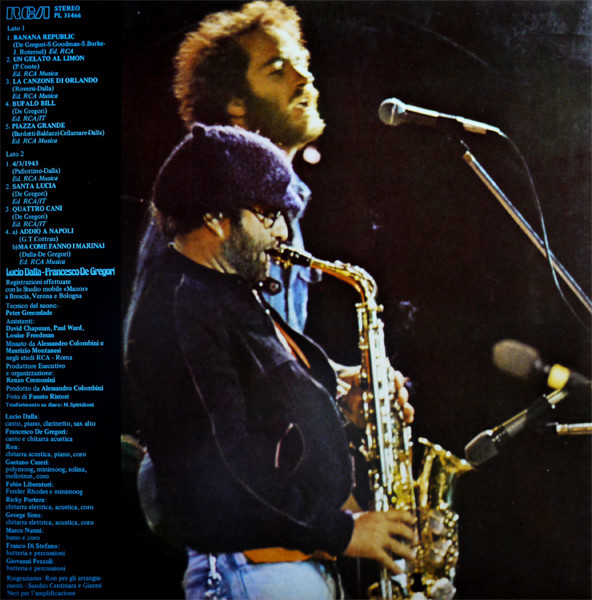 Lucio Dalla - Francesco De Gregori - Banana Republic | RCA (PL 31466) - 2 Lucio Dalla - Francesco De Gregori - Banana Republic | RCA (PL 31466) - 2