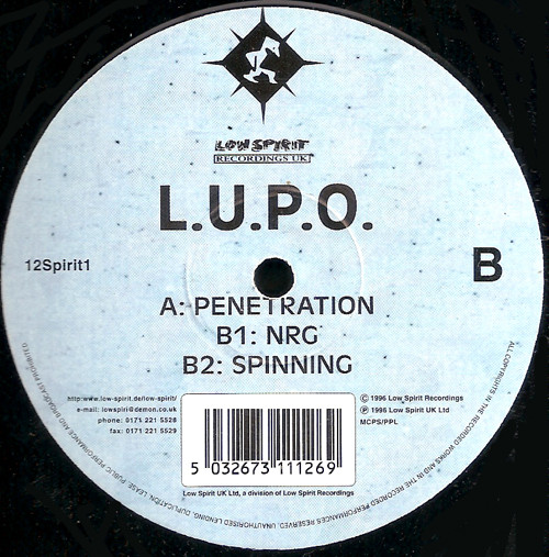 L.U.P.O. - Penetration | Low Spirit Recordings UK (12Spirit1)