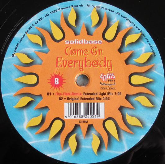 Solid Base - Come On Everybody | Metrovynil (EAMS 2405-1) - 4 Solid Base - Come On Everybody | Metrovynil (EAMS 2405-1) - 4