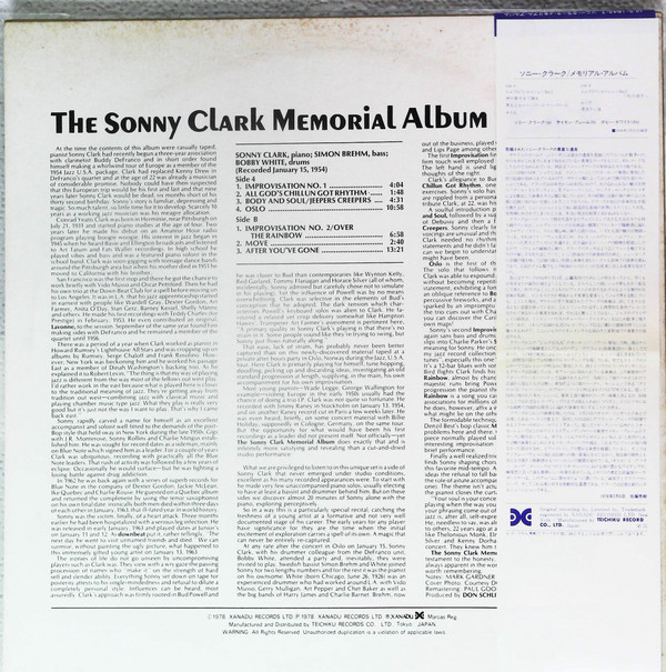 The Sonny Clark Memorial Album