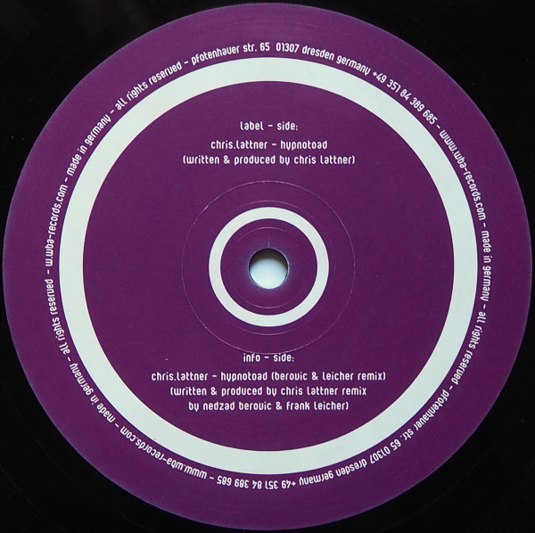 Chris Lattner - Hypnotoad | wba (WBA010) - main