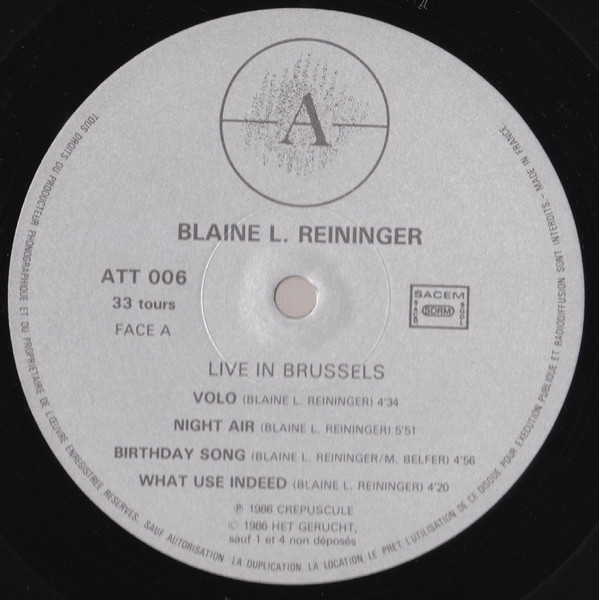 Live In Brussels 02-86