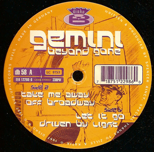 Gemini - Beyond Gone | Disko B (db 58) - main