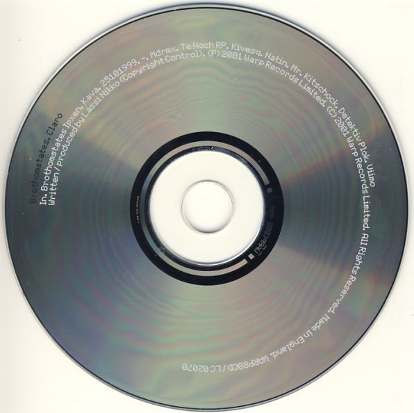 Brothomstates - Claro | Warp Records (WARP CD88) - 3 Brothomstates - Claro | Warp Records (WARP CD88) - 3