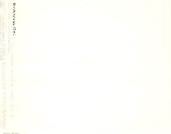 Brothomstates - Claro | Warp Records (WARP CD88) - 4 Brothomstates - Claro | Warp Records (WARP CD88) - 4