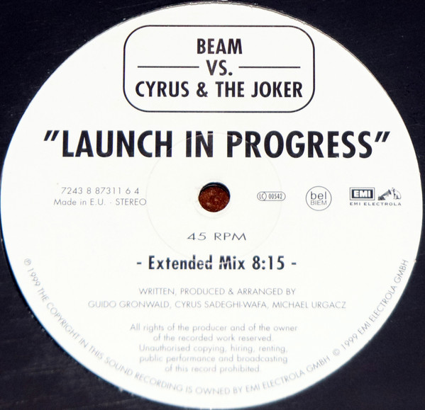 Beam Vs. Cyrus & The Joker - Launch In Progress | EMI Electrola (7243 8 87311 6 4) - 2 Beam Vs. Cyrus & The Joker - Launch In Progress | EMI Electrola (7243 8 87311 6 4) - 2
