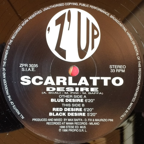 Scarlatto - Desire | 'Z'UP (ZPR 3035) - main