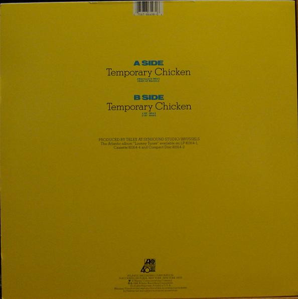 Telex - Temporary Chicken | Atlantic (0-86498) - 2