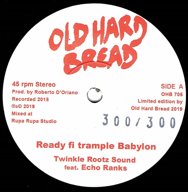 Twinkle Rootz Sound Feat. Echo Ranks - Ready Fi Trample Babylon | Old Hard Bread (OHB 705) - main