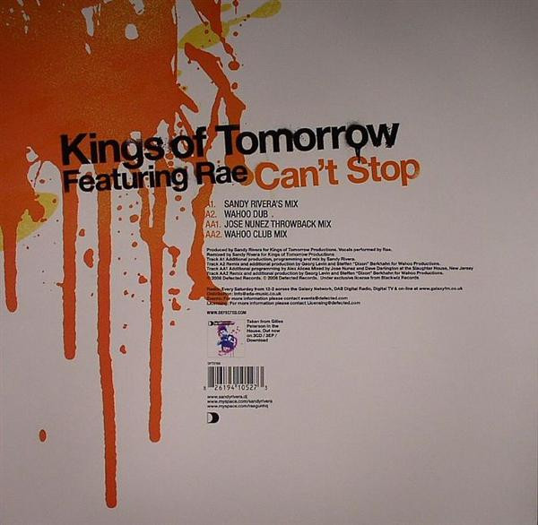 Kings Of Tomorrow Featuring Rae - Can't Stop | Defected (DFTD186) - 4 Kings Of Tomorrow Featuring Rae - Can't Stop | Defected (DFTD186) - 4