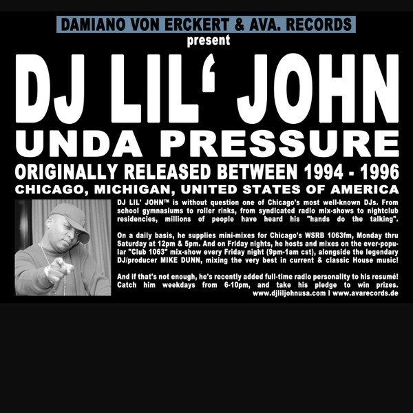 DJ Lil' John - Unda Pressure | ava. (AVA.017) - main