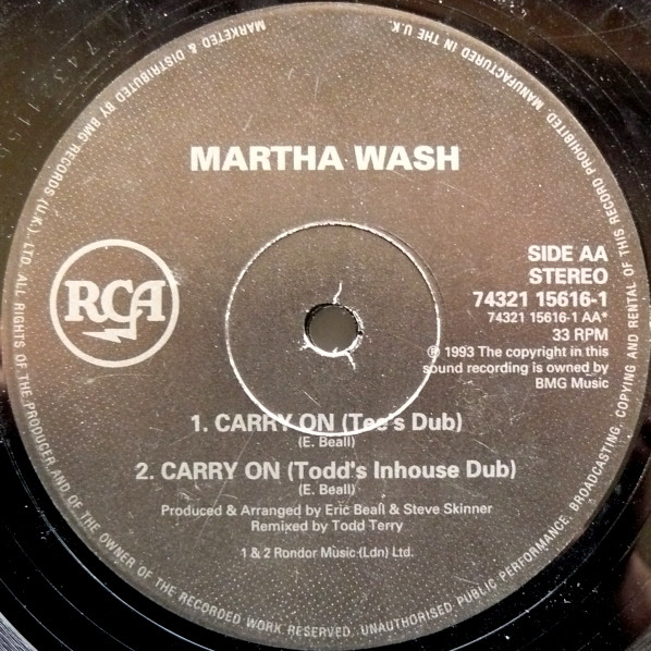 Runaround + Carry On (The Todd Terry Dub Mixes)