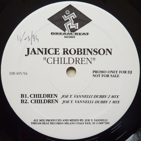 Janice Robinson - Children | Dream Beat (DB 005/94) - 3 Janice Robinson - Children | Dream Beat (DB 005/94) - 3