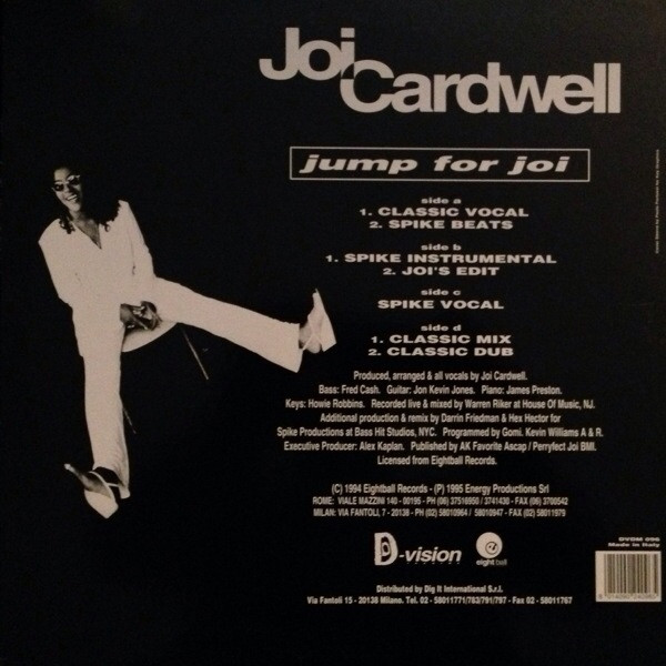 Joi Cardwell - Jump For Joi | D:vision Records (DVDM 096) - 2