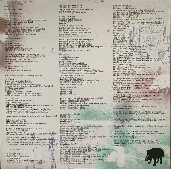 Peter Doherty & The Puta Madres - Peter Doherty & The Puta Madres | Strap Originals (SOLP1) - 3
