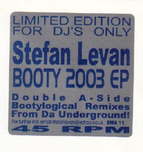 Various - Stefan Levan Booty 2003 EP | Dee Magic (DMA 11 DJ) - 2
