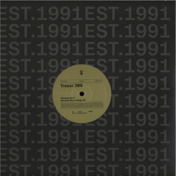 Sleeparchive - Revised Recordings EP | Tresor (Tresor.309) - main