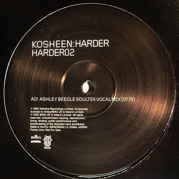 Kosheen - Harder | Moksha Recordings (HARDER02) - main Kosheen - Harder | Moksha Recordings (HARDER02) - main