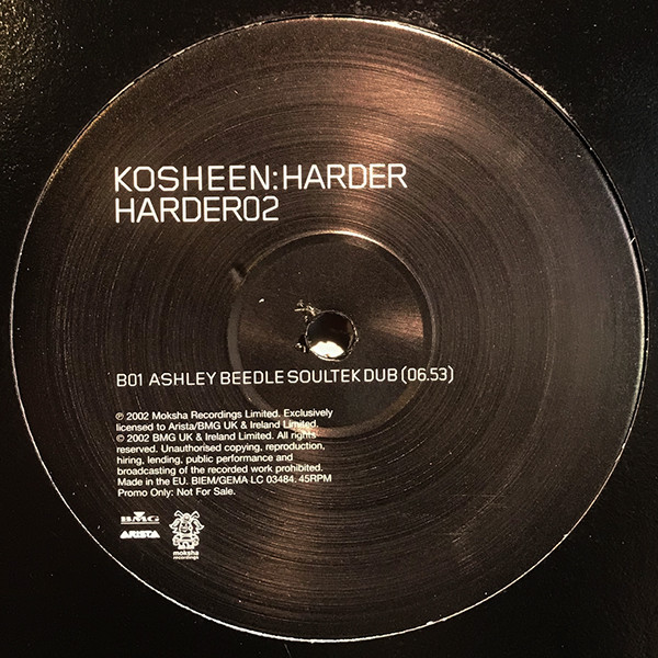 Kosheen - Harder | Moksha Recordings (HARDER02) - 2 Kosheen - Harder | Moksha Recordings (HARDER02) - 2