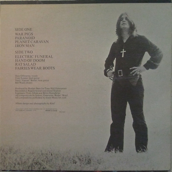 Black Sabbath - Paranoid | Warner Bros. Records (WS 1887) - 3 Black Sabbath - Paranoid | Warner Bros. Records (WS 1887) - 3