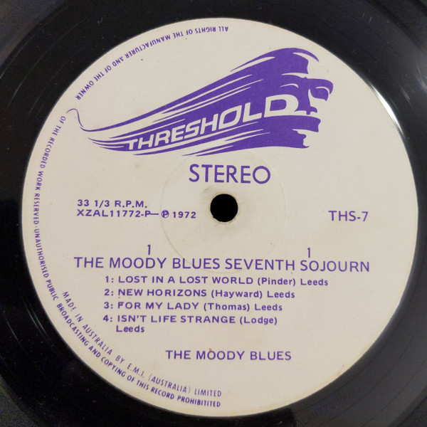 The Moody Blues - Seventh Sojourn | Threshold (THS 7) - 4 The Moody Blues - Seventh Sojourn | Threshold (THS 7) - 4