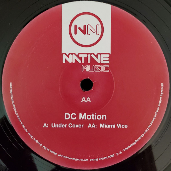 DC Motion - Under Cover / Miami Vice | Native Music (NAT 001P) - main