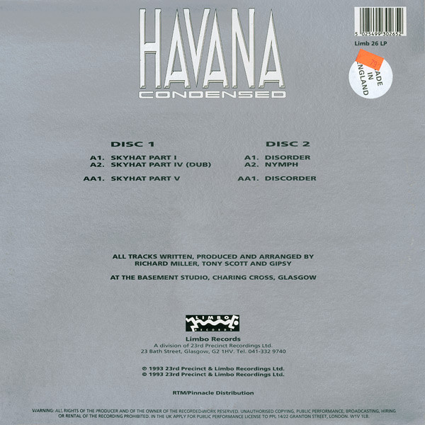 Havana - Condensed | Limbo Records (Limb 26LP) - 2