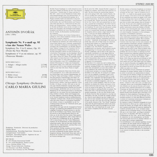Symphonie Nr. 9 „Aus Der Neuen Welt“ = "From The New World"