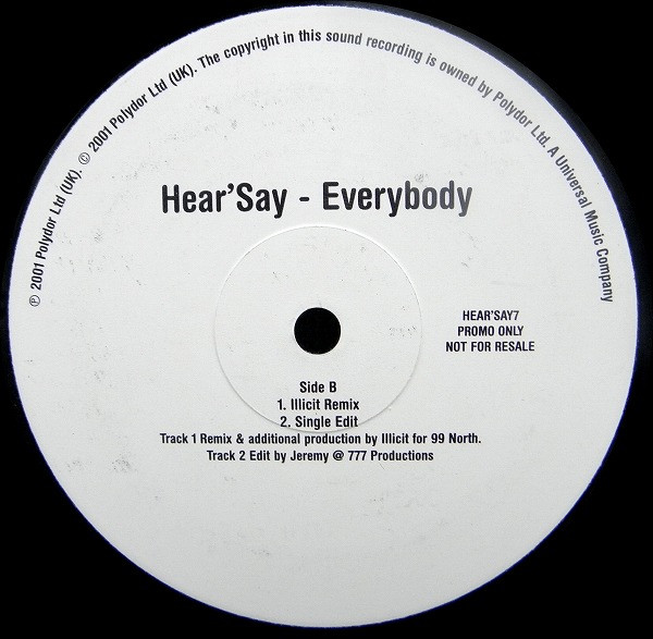 Hear'Say - Everybody | Polydor (HEAR'SAY7) - 3 Hear'Say - Everybody | Polydor (HEAR'SAY7) - 3