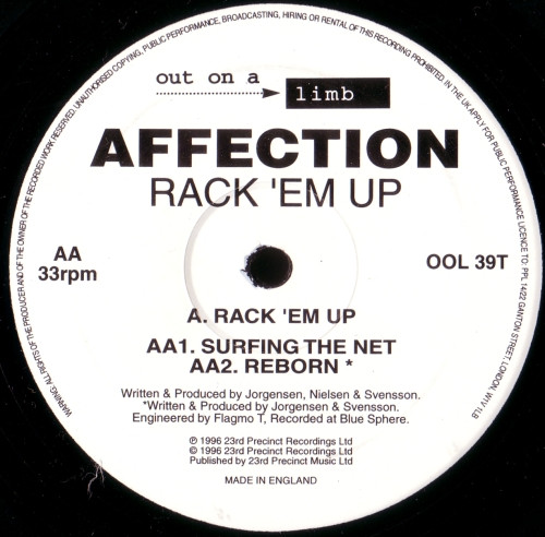 Affection - Rack 'Em Up | Out On A Limb (OOL 39T)