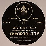 One Last Riot Featuring Paris Brightledge - Immortality | Paranoid London Records (PDON002) - main