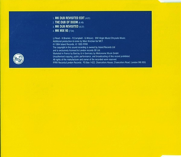 Nightcrawlers - Push The Feeling On (New MK Mixes For '95) | FFRR (FCD 257) - 3
