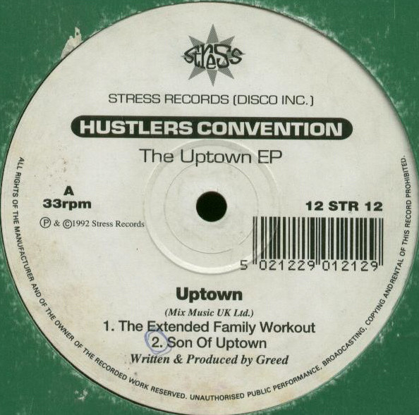 Hustlers Convention - The Uptown EP | Stress Records (12 STR 12) - 2 Hustlers Convention - The Uptown EP | Stress Records (12 STR 12) - 2