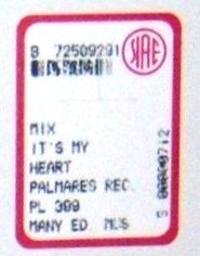 Mimmo Mix Feat. Julia St. Louis - It's My Heart | Palmares Records (PL 399) - 3
