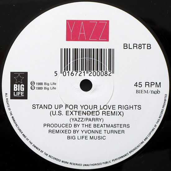 Yazz - Where Has All The Love Gone? | Big Life (BLR8T) - 4