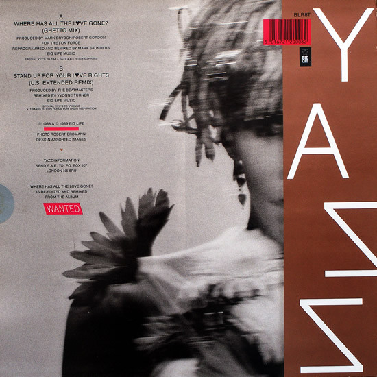 Yazz - Where Has All The Love Gone? | Big Life (BLR8T) - 2