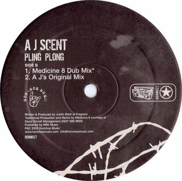 A-J-Scent - Pling Plong (Medicine 8 Mixes / A J's Original Mix) | Honchos Music (HONM027) - 2 A-J-Scent - Pling Plong (Medicine 8 Mixes / A J's Original Mix) | Honchos Music (HONM027) - 2
