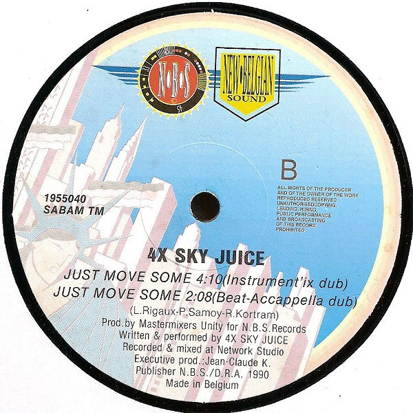 4 X Sky Juice - Just Move Some | N.B.S. Records (1955040) - 4 4 X Sky Juice - Just Move Some | N.B.S. Records (1955040) - 4