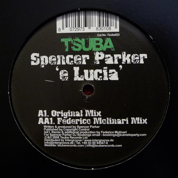 Spencer Parker - e Lucia | Tsuba Records (Tsuba023) - main