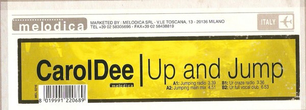 CarolDee - Up And Jump | Melodica (MEL 0216)