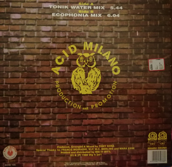 Tony Kosa - Tonik 7 | Acid Milano (ACID 105) - 2 Tony Kosa - Tonik 7 | Acid Milano (ACID 105) - 2