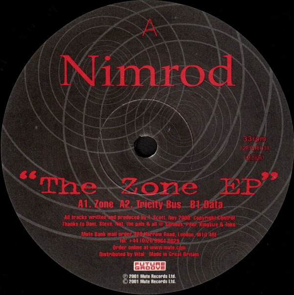 Nimrod - The Zone EP | Future Groove (12FGR011)